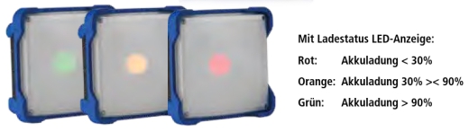 Hedi Arbeitsleuchte LEDCube mit Akku