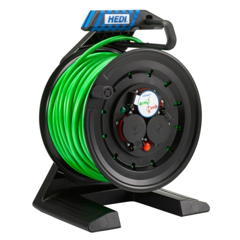HEDI Vollkunststoff-Kabeltrommel COMPANION 40m 3G1,5