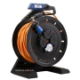 HEDI Vollkunststoff-Kabeltrommel K740QTF, 40m, Panzerkabel PLUS verschiedene Farben, 3G1,5