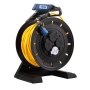 HEDI Vollkunststoff-Kabeltrommel K740QTF, 40m, Panzerkabel PLUS verschiedene Farben, 3G1,5